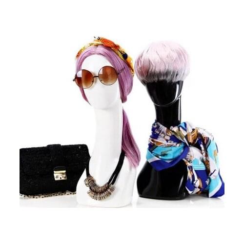 High Quality Fashionable Fiberglass Female Head Mannequin Women Fashionable Head Model Made In China Hot Sale