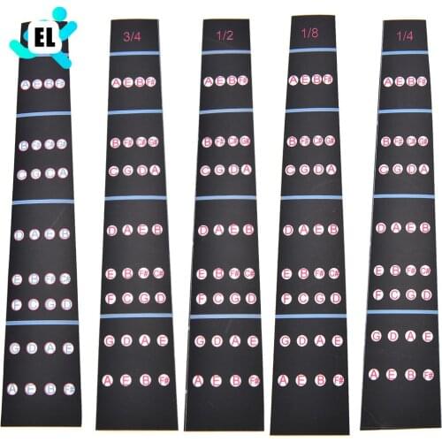 1/8-4/4 Violin Intonation Stickers Fretboard Marker Beginners Learning Violin Fingerboard Sticker