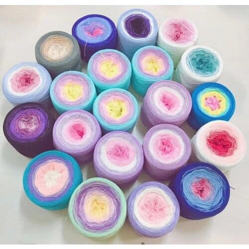 4 shares of comfortable wool blend yarn clothing sewing yarn hand-woven scarves hat yarn crochet knitting yarn