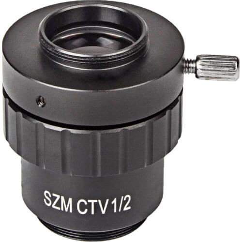 SZMCTV1/3 1/2 C Mount Adapter Reduce Lens for Trinocular Stereo Microscope CTV CCD USB Industrial Camera Connector 0.3X 0.5X