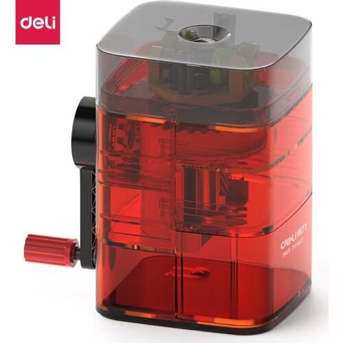 DELI Pencil Sharpener Rotary Pencil Sharpener Office School Sharpener Stationery Supplies
