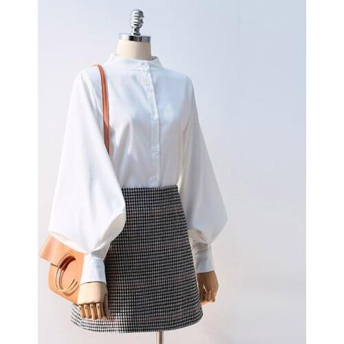 Женские белые рубашки Iceinside China At AliExpress