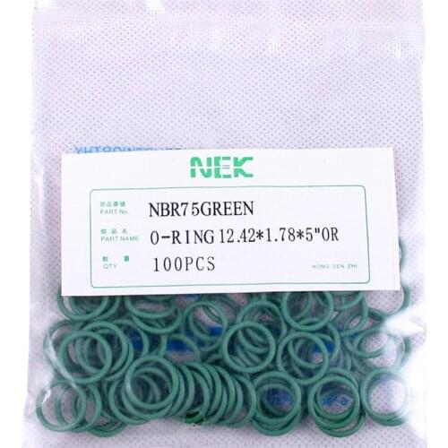 12.42*1.78mm ) #12 R12 NBR Rubber O-Ring Seal Kit,High Temperature Resistance for Car Air Conditioning valve 5/16 3/8 1/2 5/8