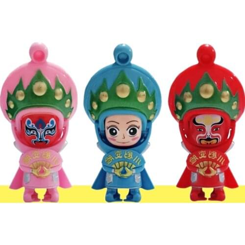 Sichuan Opera Face Change Doll Face Mini Face-changing Doll Peking Opera Three Kingdoms Face Car Pendant Toys