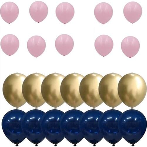 Matte Navy Blue Balloon Garland Arch Kits,Pink Gold Balloon Garland,for Wedding/Baby Shower/Birthday Party Decor