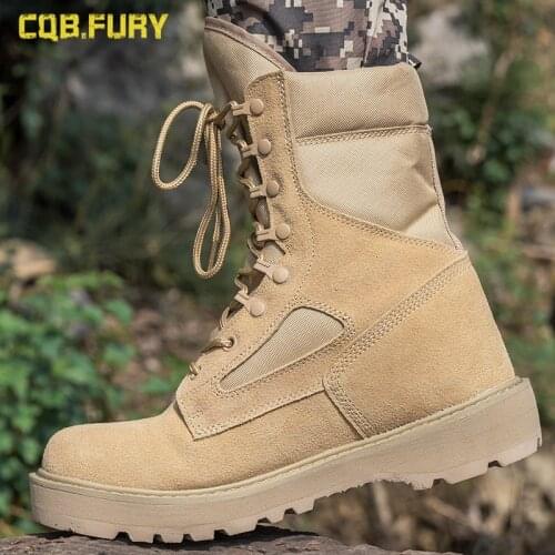 2021 Spring High Gang Special Forces Combat Mens Boots Tactical Mountaineering Martin Marine Training Outdoor Boots