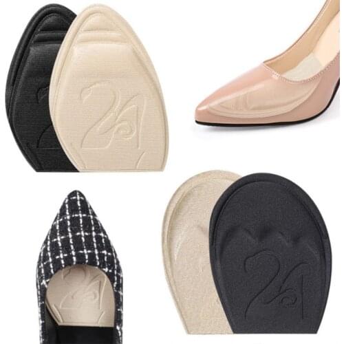 1Pair Forefoot Insoles Shoes Sponge Pads High Heel Soft Insert Anti-Slip Foot Protection Pain Relief Women shoes insert Insoles