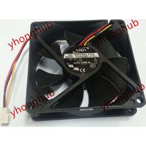 ADDA AD0912MB-A76GL S DC 12V 0.13A 3-wire 92x92x25mm Server Cooling Fan