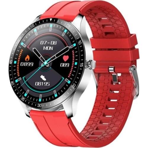 Full Touch Screen Smart Watch Fitness Tracker Smartwatch Heart Rate Monitor Calls/Messages Reminder Stainless Steel Watches