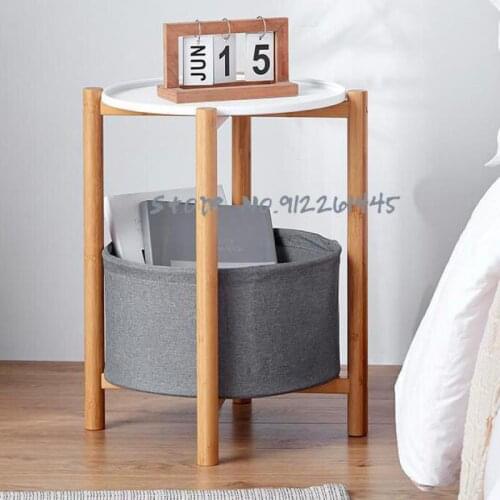 Bedside Table Small Tea Table Bedside Table Small Round Table Bedside Table Mini Round Table Bedroom Small Family Round Sofa Sid