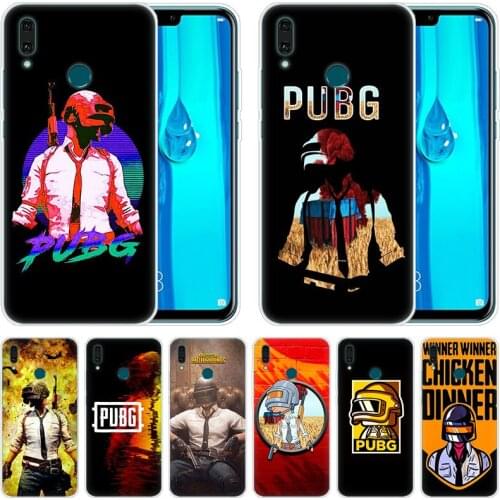 Luxury Silicone Case PUBG Game for Huawei Mate 30 20 Lite 10 Pro Y5 Y6 Y7 Pro 2019 Y9 Prime 2019 2018 Y6 Pro 2017 Fashion Cover