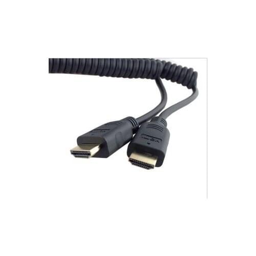 With elastic HDMI line HDMI hd line toward HDMI male version 1.3 spring telescopic line Hd line