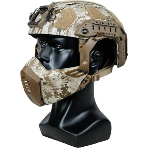 TMC3217 New perforated SF helmet with SF special mask combination Original M/L code Helmet mask combination