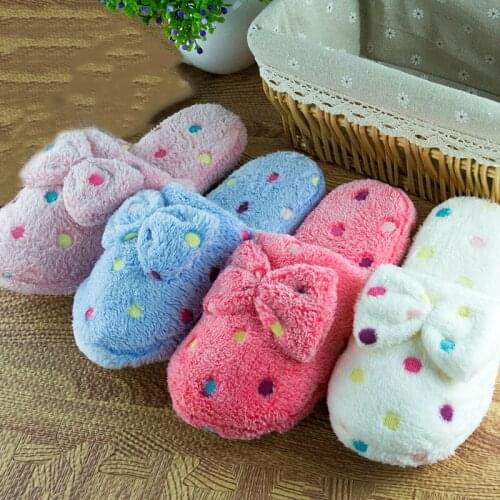 Winter Woman Slippers Woman Shoes Platform Home Woman Footwear Plush Slippers Indoor Shoes Warm Winter Woman Shoes Footwear