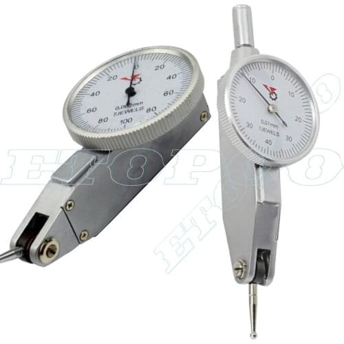 Drop shipping 0-0.8mm 0.01mm Dial Test Indicator with 7 jewels 3years quality guarantee