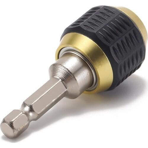 Hexagonal Shank Quick Coupling 1/4 Inner Hex Self-locking Connecting Rod Drill Bit Holder Drill Chuck Adapter Power Tool Accesso