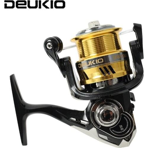 DEUKIO 6.7:1 High Speed Fishing Spinning Reel 5+1BB 2000/3000 Series Metal Fishing Spool Wheel Coil Carp Saltwater Accessories