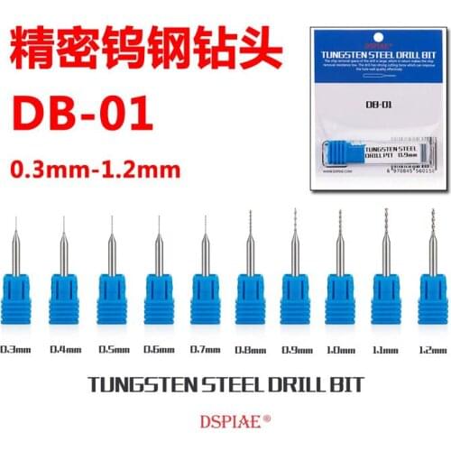DSPIAE DB-01(03) Tungsten Steel Drill Pit 0.3mm (1pcs) Hot