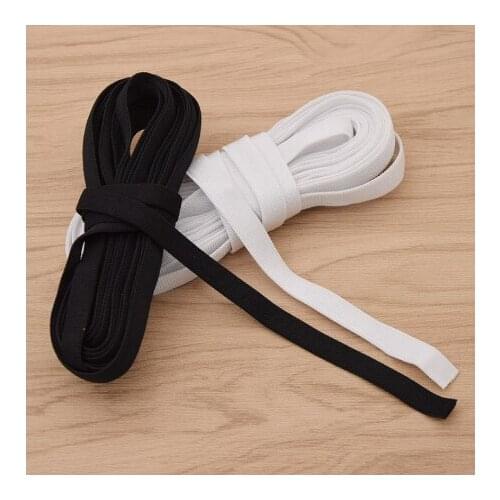 Elastic Seams Sewing Accessories For Sewing Rubber Band 5 Yards 3 mm 6 mm White And Black Elastic Bands Rope Waist Band String