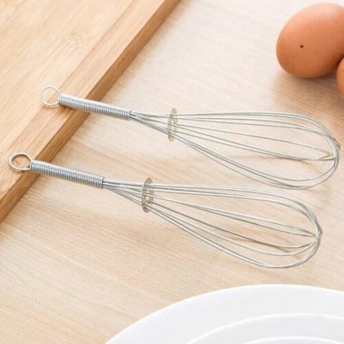 Kitchen Stirring Tool 5 inch Egg Frother Milk Beater Blender Stainless Steel Whisk Mixer Egg Beater LX8673