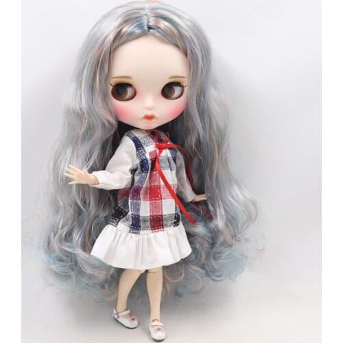 ICY DBS Blyth Doll No.BL6227/2023 mixed hair Carved lips Matte customized face with eyebrow Joint body 1/6 bjd
