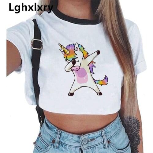 Lghxlxry Women's Cropped T-shirts