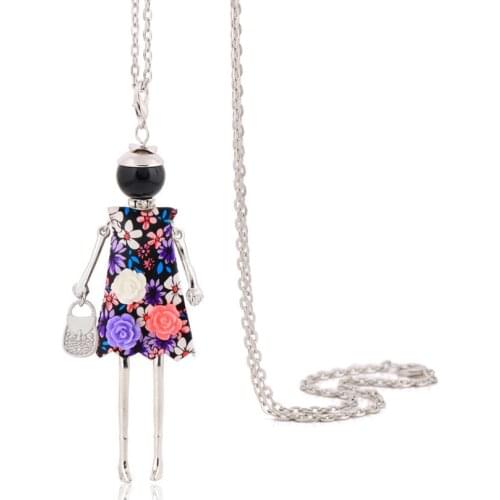 Statement Flower Necklace Charm Fashion Pendant Jewelry Trendy Big Necklace For Women Wholesale