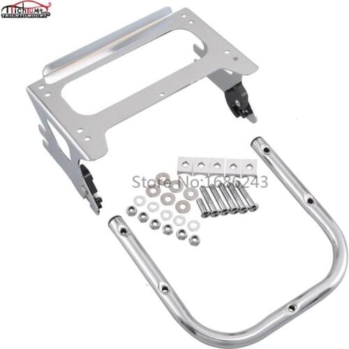 Motorcycle Mounting Rack Luggage Rack & Docking Hardware Kits case For Harley Touring FLHR FLHRI FLHT FLHRCI