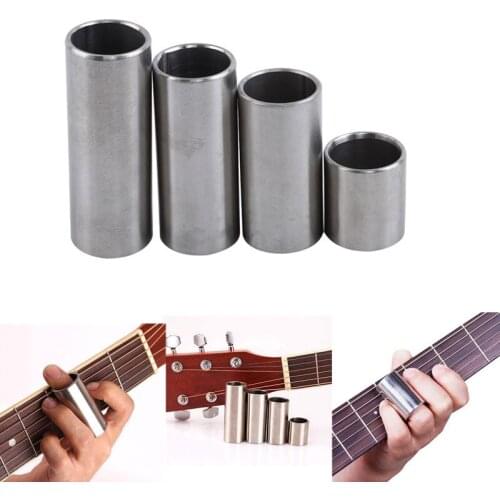 Stainless Steel Bakelite Guitar Finger Sleeve Guitar Slider Accessories Length 28 51 60 70 mm Stainless Steel Guitar Slide