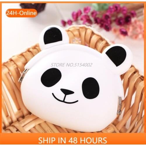 2020 New Girls Mini Silicone Coin Purse Animals Small Change Wallet Purse Women Key Wallet Coin Bag For Children Kids Gifts # D