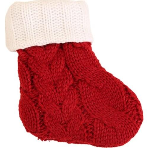 Christmas Ornament Christmas tableware socks Santa Pocket Fork Knife Cutlery Holder Bag Home Party Table Dinner Decoration