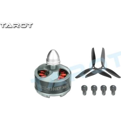 TAROT MT2208 2100KV 1500KV CW CCW Self-locking Brushless motor fan cool free 7" inch airscrew propeller TL400H10 TL400H12