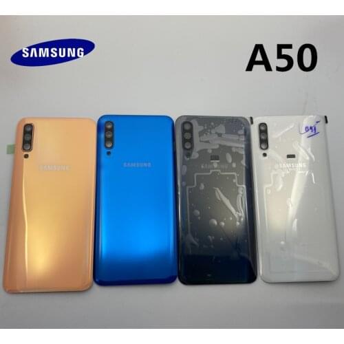SAMSUNG Galaxy A10 A20 A30 A40 A50 A60 A70 2019 Original Back Battery Cover Rear Door Housing Glass Panel Replacement Part