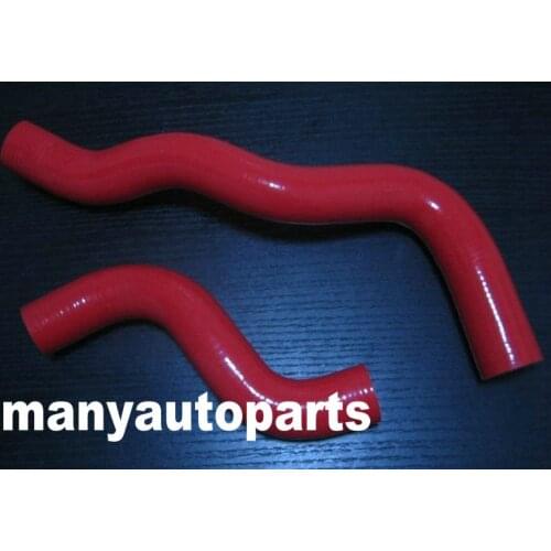 FOR TOYOTA LANDCRUISER FZJ75 1FZ SILICONE RADIATOR HOSE RED