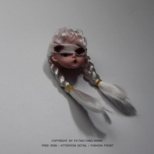 Doll tail blindfolded dark hairpin