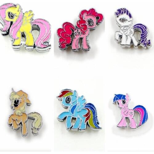 10pcs/lot Internal Dia 8mm Slide Charm DIY Accessories Fit 8mm Wide Belt Pet Collar