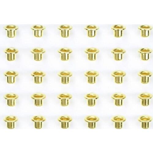 30Pcs Tamiya Spare Parts Mini 4WD Eyelets AO-1049 10324 Old Chassis Wheel Axle Copper Sleeve Plastic Ring Copper Plugs