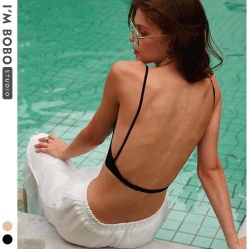 New Sexy Low Back Bralette White Bra Bustier Crop Top Polka dot mesh Ultra Thin Underwear Women Lingerie Sexy Tank Tops Bra