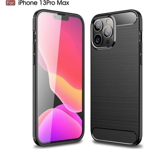 For iPhone 13 Pro Max Case Slim Rugged Hybrid Armor Shockproof Hybrid Soft Rubber Silicone Phone For iPhone13 Pro Max Cover Case