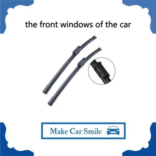 For VW Polo 6 2009 Onwards 24''+16'' High Quality Natural Rubber Clean Front Windshield