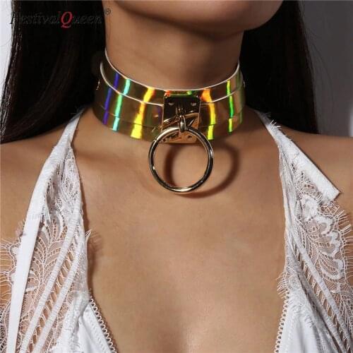 FestivalQueen Holographic Chokers China