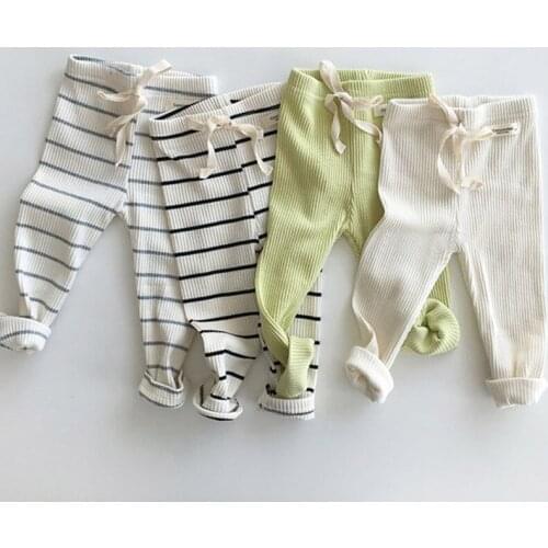 Ins Baby Boy Leggings Cotton Summer And Autumn Newborn Pp Pants Baby Boys Casual Pants For Kids Trousers Bottom Infants 6-24m