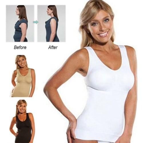 Women Slimming Tank Tops Woman Sportswear Workout Gym T-shirt Bodybuilding Fitness Tanks Sleeveless Tummy Control Sport Vest