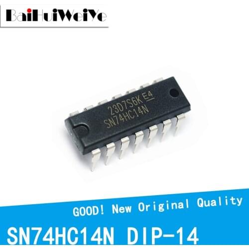 10PCS/LOT SN74HC14N SN74HC14 74HC14N 74HC14 DIP-14 DIP14 New Original IC amplifier chip Good Quality Chipset