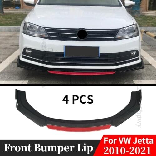 Front Bumper Lip Protector Splitter Chin Diffuser Spoiler Body Kit Tuning Accessories For VW JETTA 2010-2021 A6 MK6 MK6.5 A7
