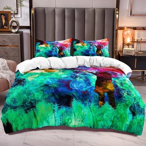 Floral Duvet Cover for Boys Girls Kids Flowers Bedding Comforter Cover Sets with Floral and Girl Moon Pattern Quilt Cover Sets
