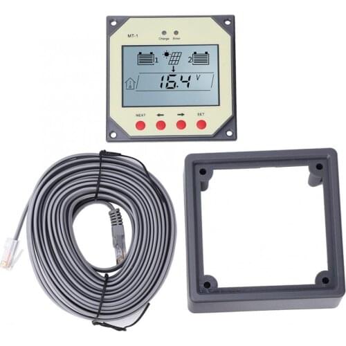 Solar Charge Remote Controller Battery Regulator MT1 TTL232 LCD Display with 4 Button for Solar Charging Controller Module