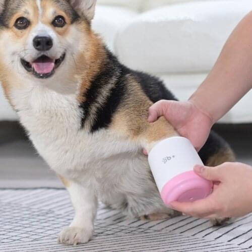 S Outdoor Portable Dog Foot Wash Cup Mug Muddy Paw Cleaner Tools Washer Puppy 360 ° Soft Silicone Washing Brush Pet Product