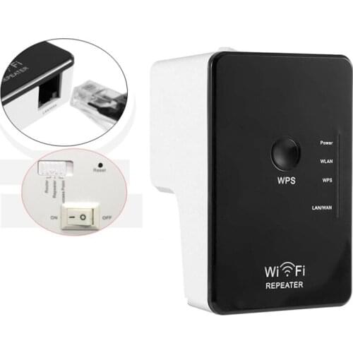 300M network wireless repeater wifi signal amplifier network cable enhanced AP EU/UK/US/AU Plug