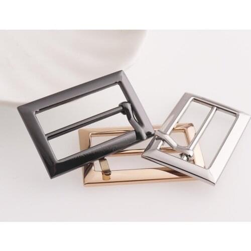 Replacement Adjuster Release Buckles with prong Bag Strap Slider Sewing Fastener Repair Leather Craft Rectangle Pins Buckles